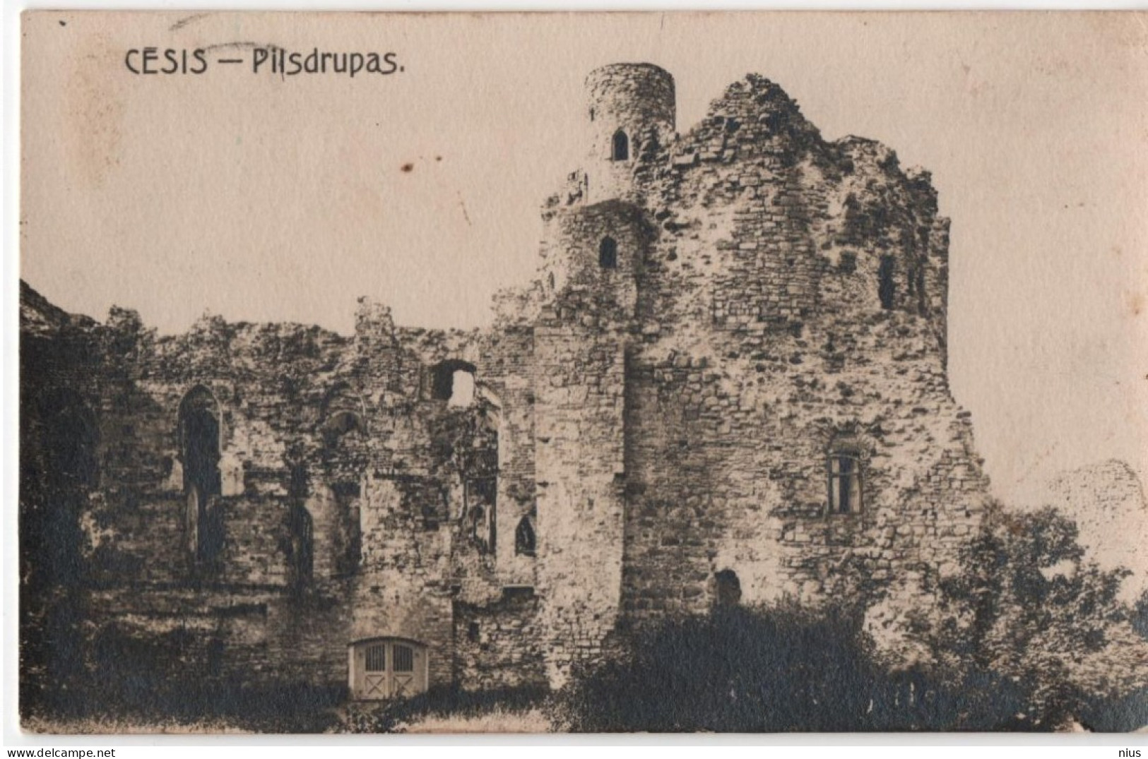 Latvia 1930 Cesis Wenden Zehsis Castle Pils - Lettonie