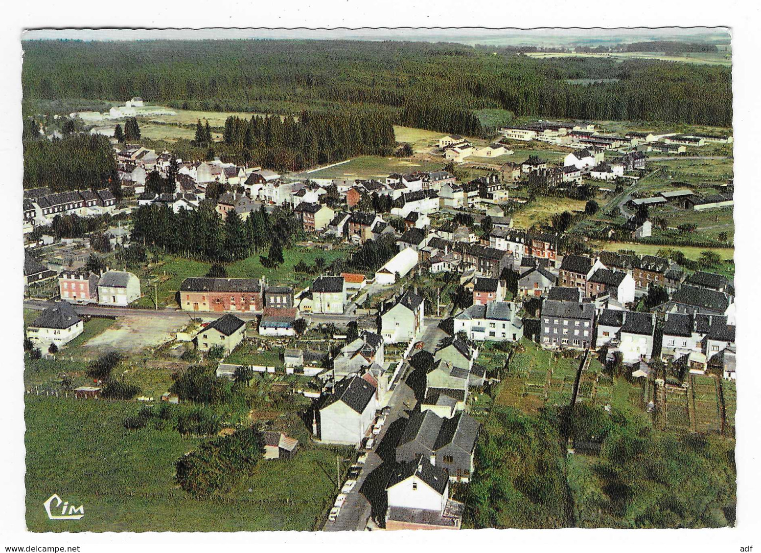 CPSM VUE PARTIELLE AERIENNE DE LIBRAMONT, BELGIQUE - Libramont-Chevigny