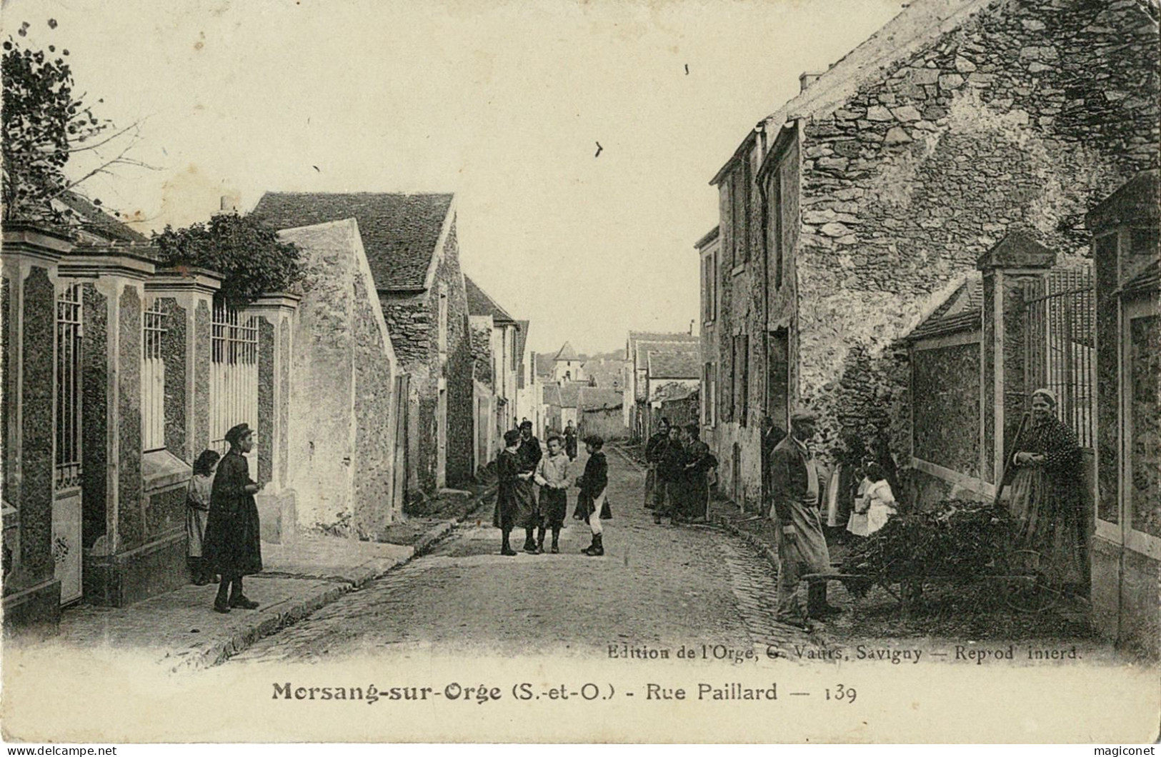 CPA - Morsang-sur-Orge - Rue Paillard - Morsang Sur Orge