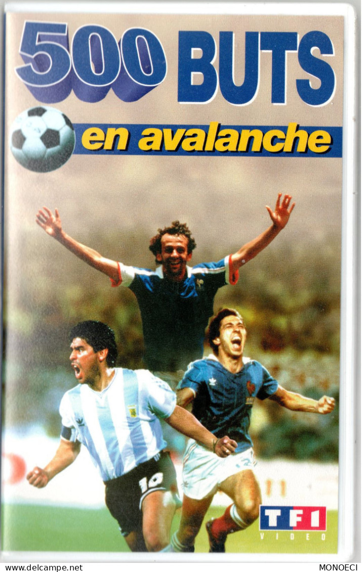 FRANCE -- K 7 - Cassette Vidèo VHS -- 500 Buts En Avalanche - Sports