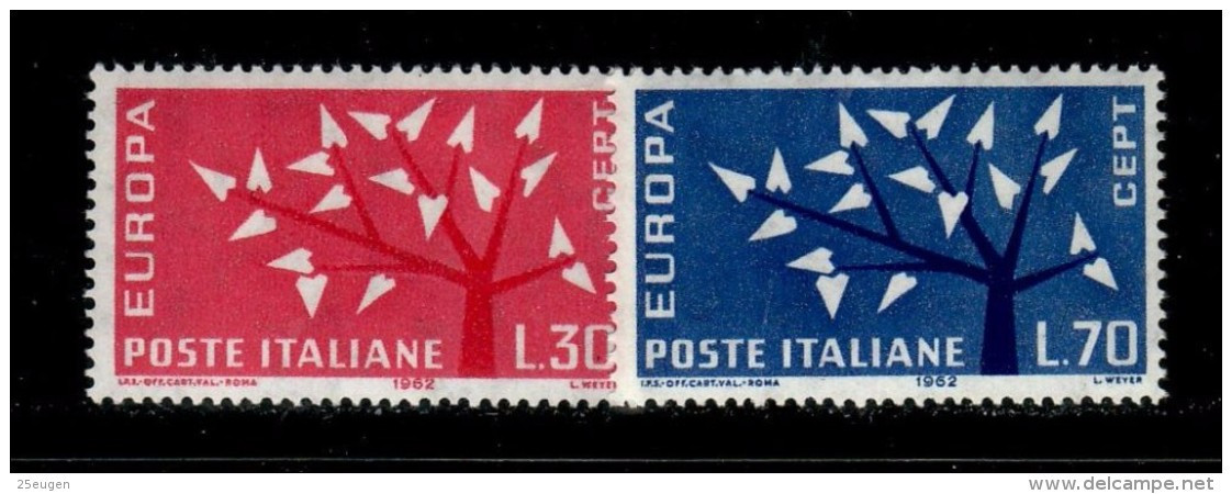 ITALY 1962 EUROPA CEPT   MNH - 1962