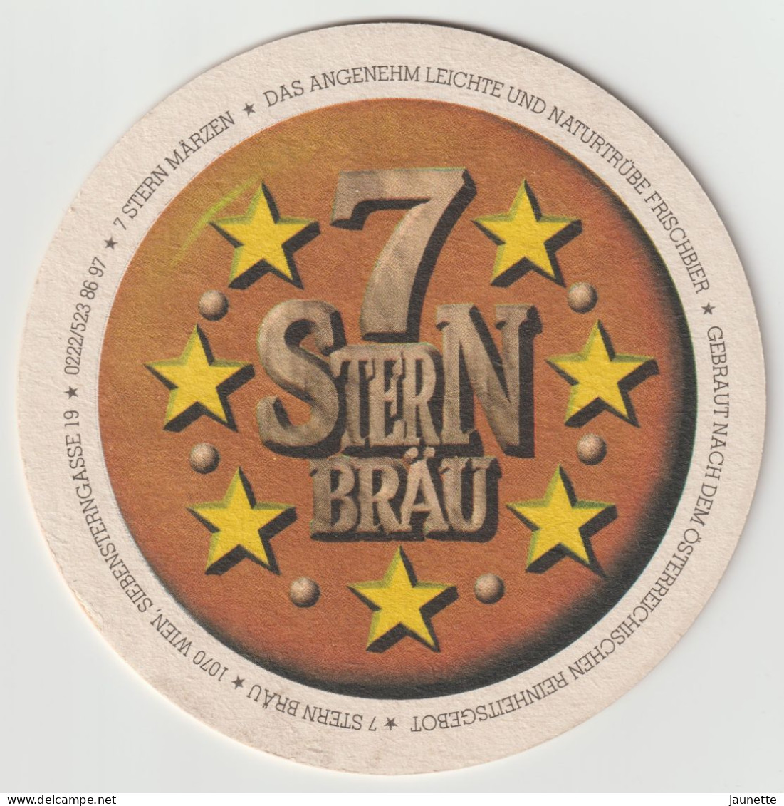 Sous Bock 7 Stern Bräu Autriche - Alcoholes
