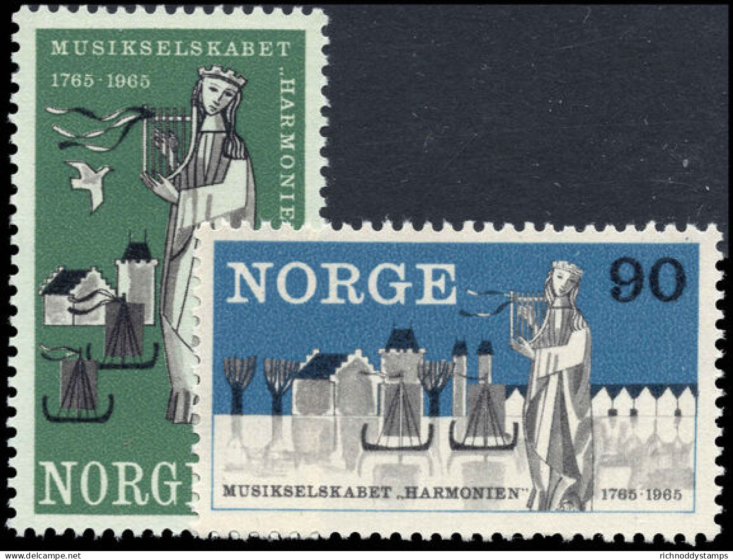 Norway 1965 Bicentenary Of Harmonien Philharmonic Society Unmounted Mint. - Ongebruikt