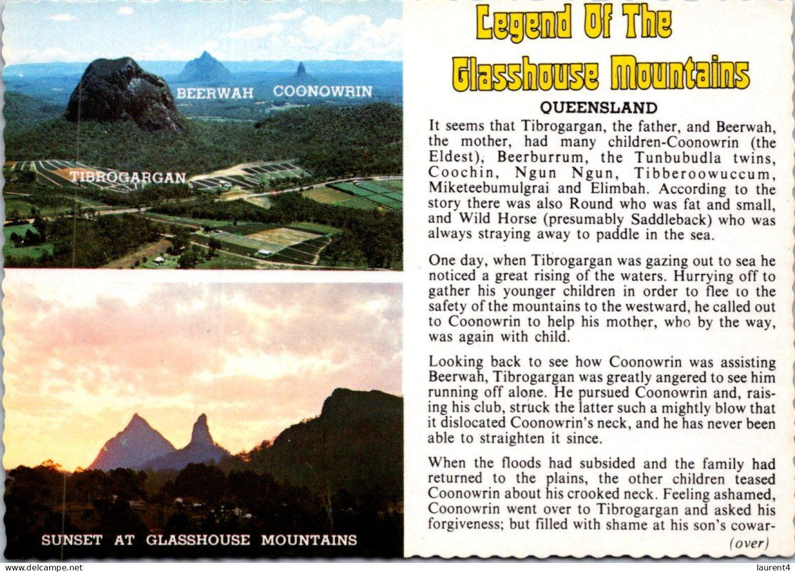 11-12-2023 (1 W 52) Australia - QLD - Glasshouse Mountain Legend - Atherton Tablelands