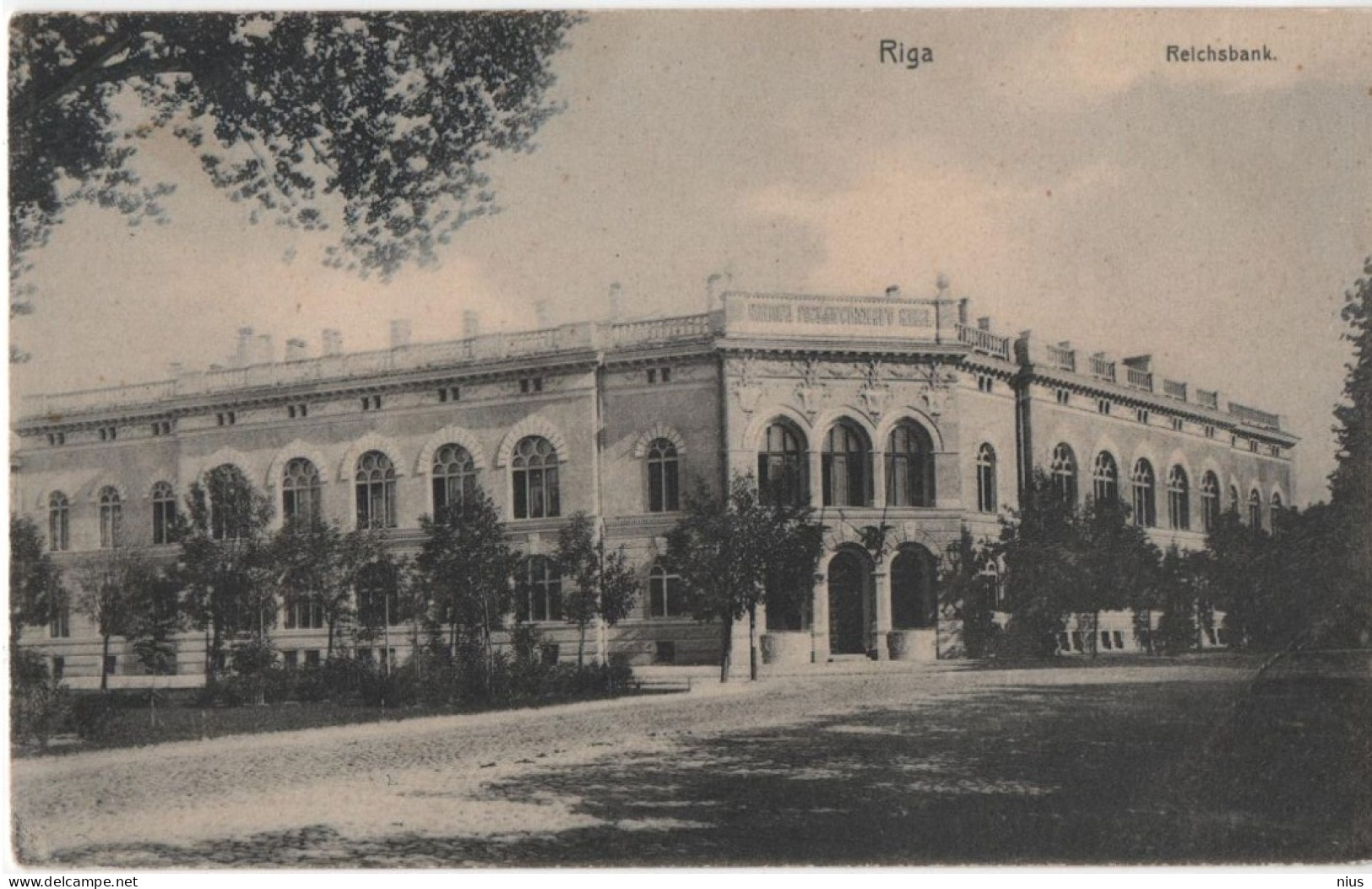 Latvia 1910 Riga, Reichsbank. - Lettonie