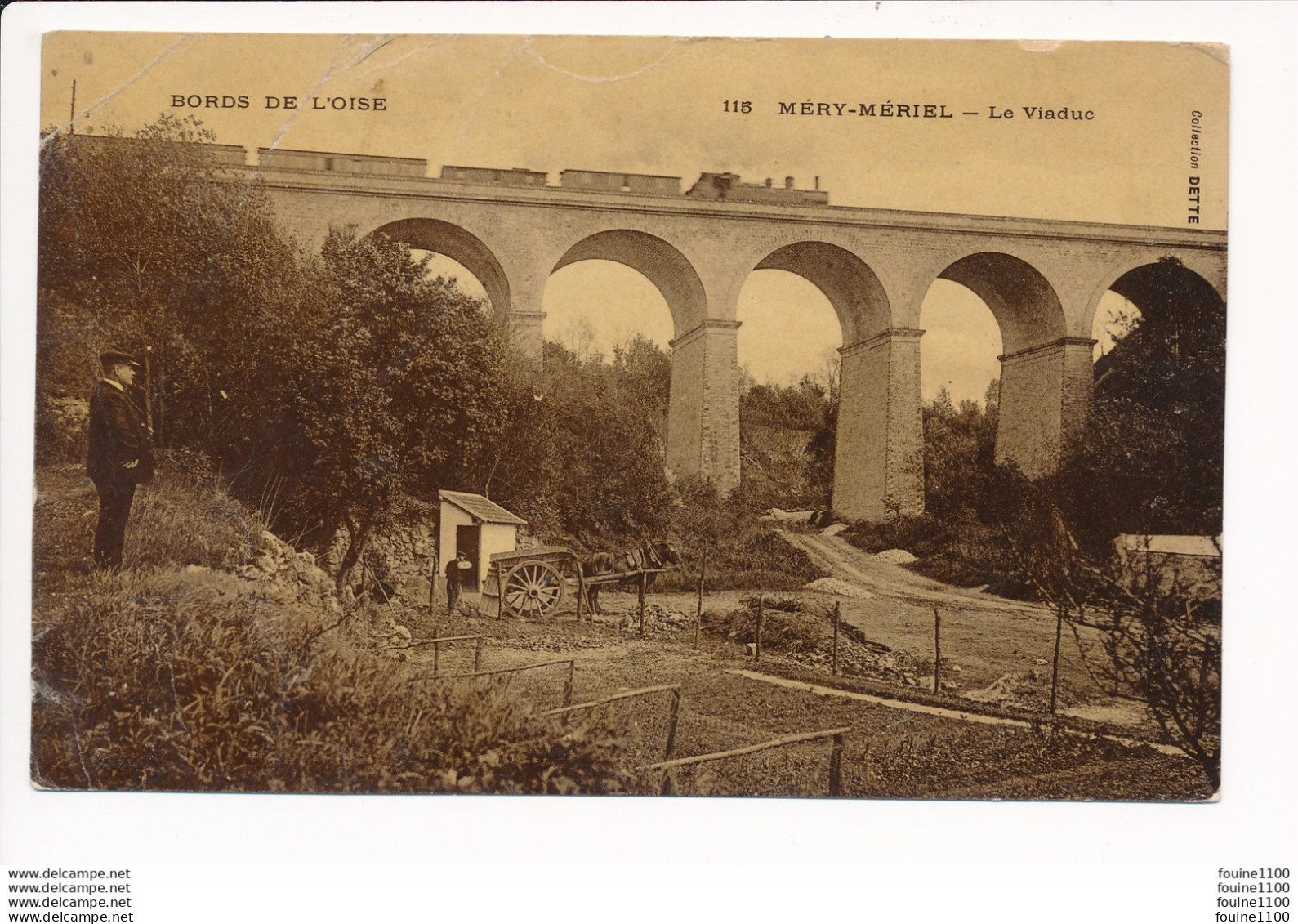 MERY MERIEL Le Viaduc ( Plusieurs Pliures  ) - Meriel