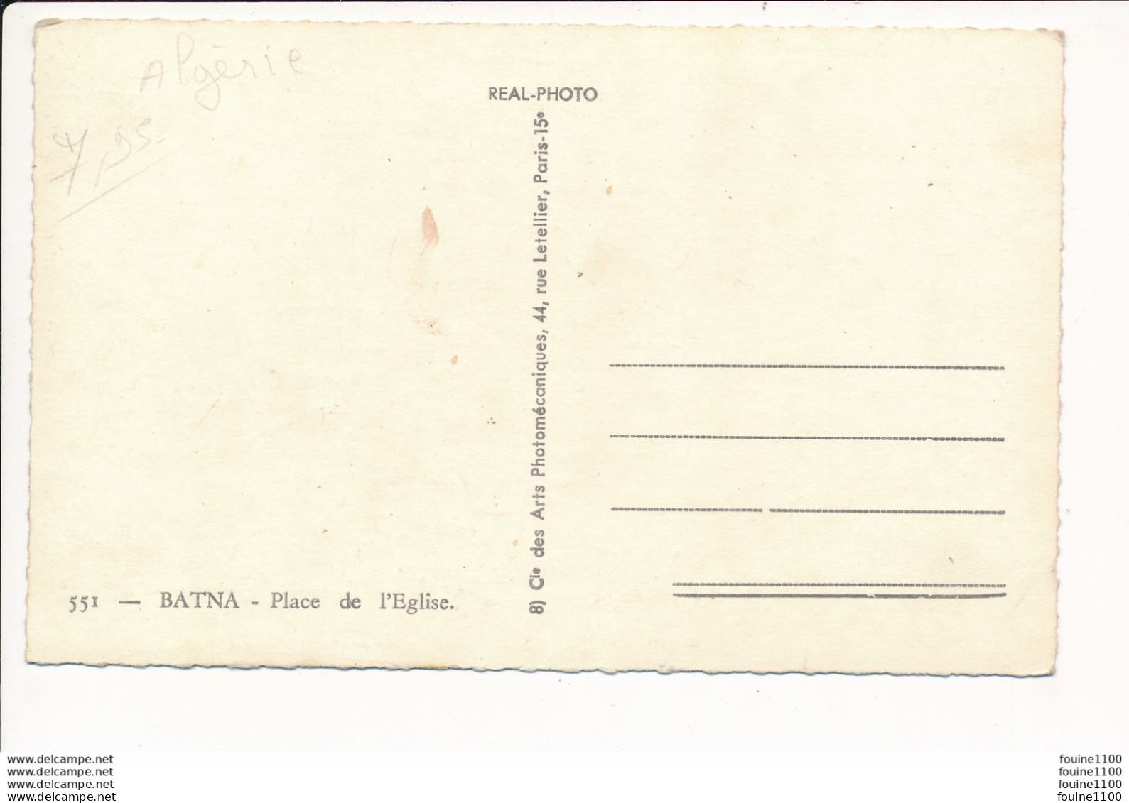 BATNA ( Station Service Pompe à Essence Total ) ( Format C.P.A. ) - Batna