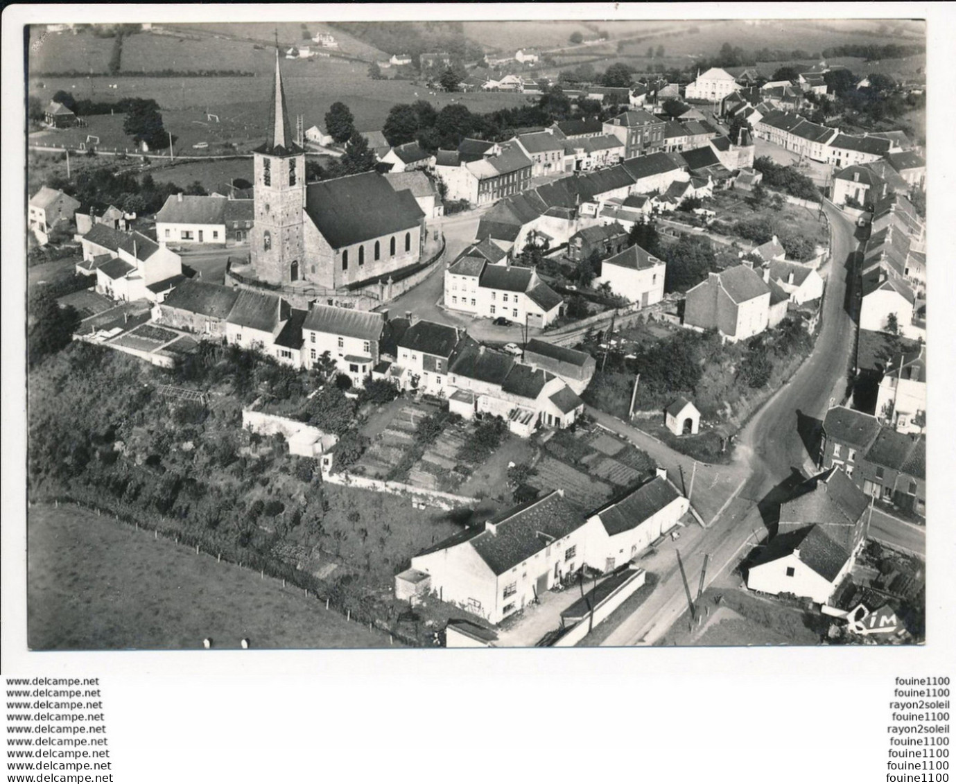 Carte ( Format 15 X 10,5 Cm ) FROIDCHAPELLE  Vue Aérienne - Froidchapelle