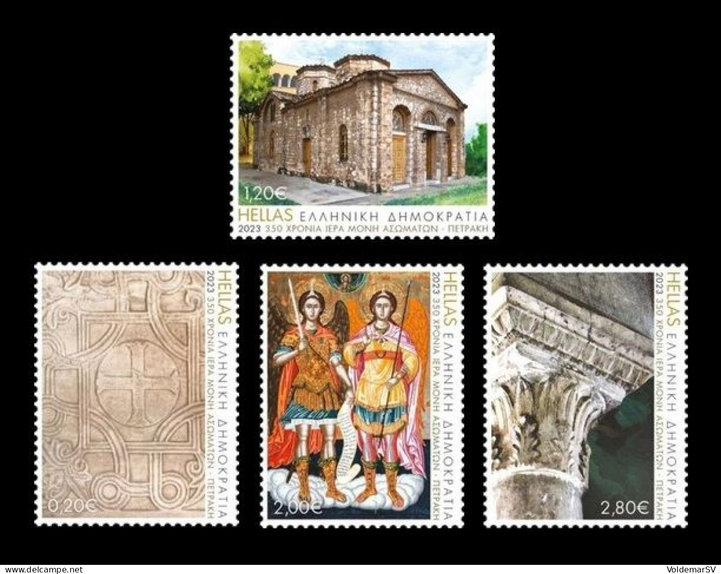 Greece 2023 Mih. 3200/03 Petraki Monastery MNH ** - Unused Stamps