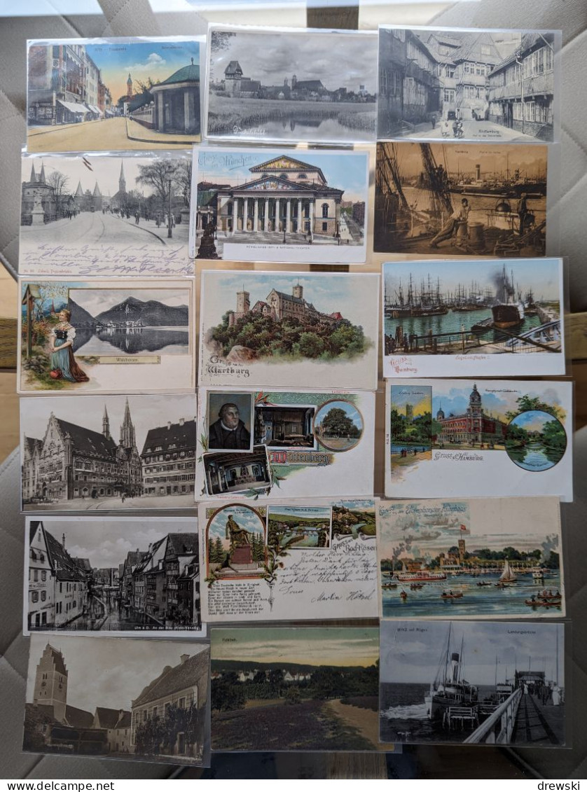 DEUTSCHLAND / GERMANY 250+ better quality postcards - Retired dealer's stock - ALL POSTCARDS PHOTOGRAPHED