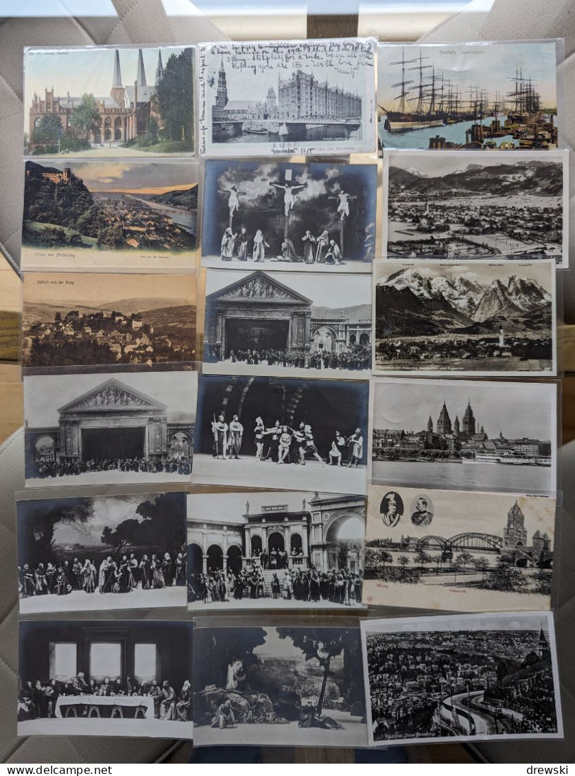 DEUTSCHLAND / GERMANY 250+ better quality postcards - Retired dealer's stock - ALL POSTCARDS PHOTOGRAPHED