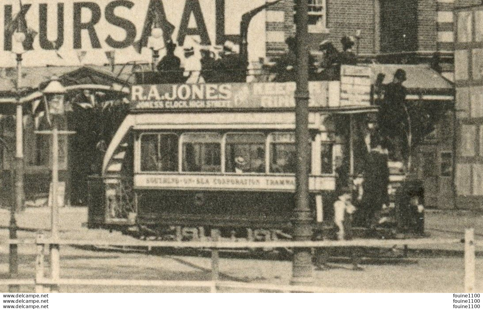 THE KURSAAL , SOUTHEND - EN - SEA ( Tramway )( Cachet Taxe T5 ) - Southend, Westcliff & Leigh