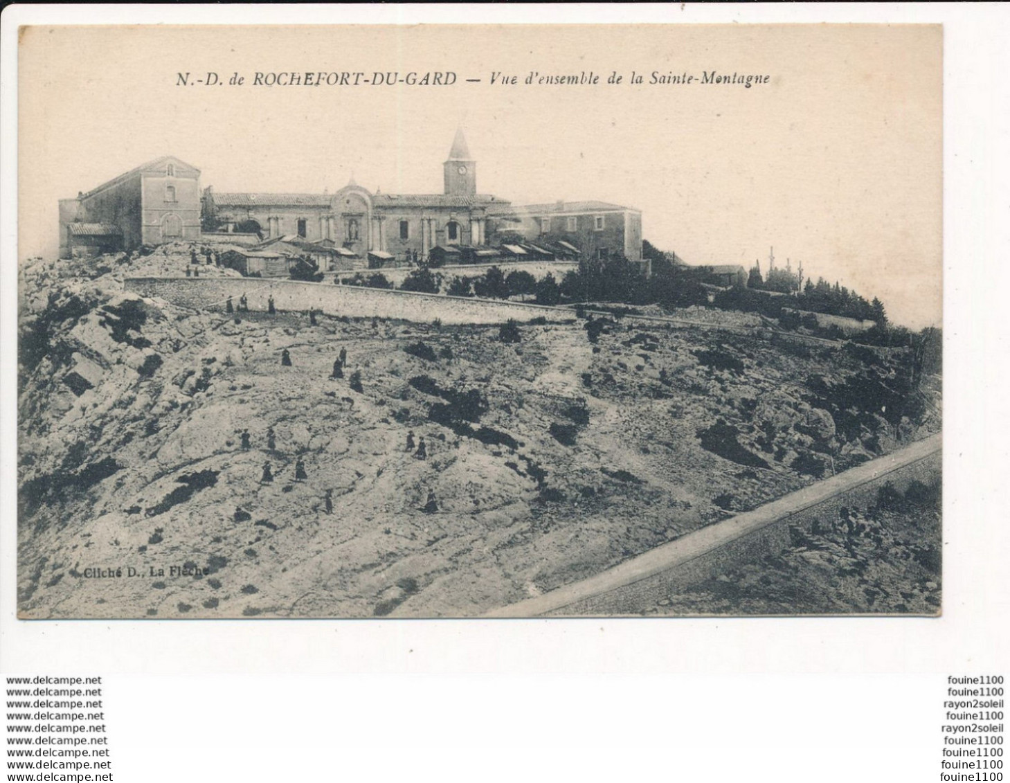 Carte De Notre Dame De ROCHEFORT DU GARD ( Sainte Montagne ) - Rochefort-du-Gard