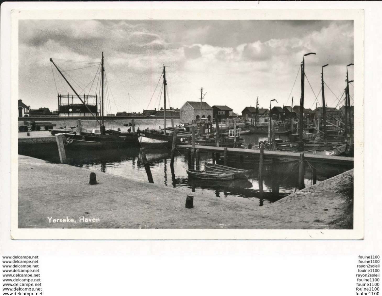 Carte De YERSEKE Haven ( Format 9 X 14 Cm ) - Yerseke