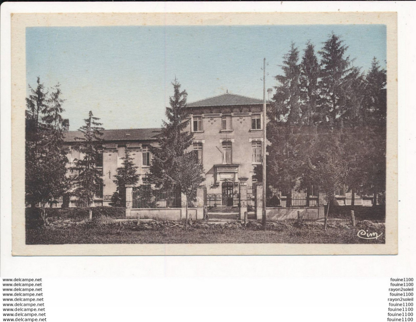 Carte De MONTIGNY LE ROI école De Plein Air Du 11e Arrondissement De Paris  ( Format C.P.A. ) - Montigny Le Roi