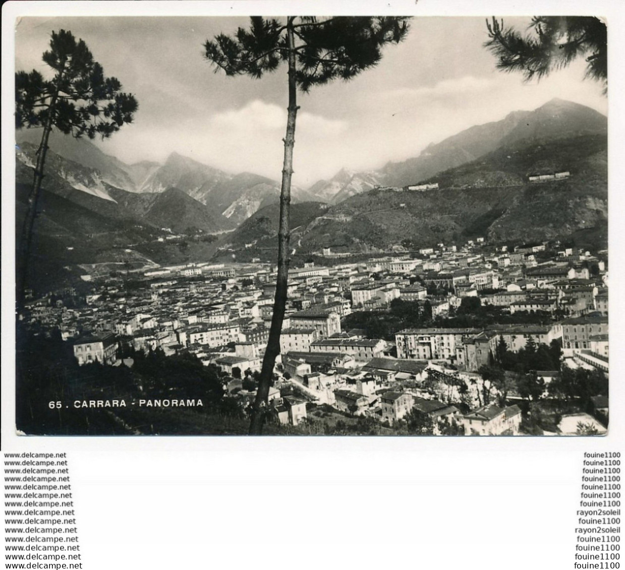 Carte ( Format 15 X 10,5 Cm ) De Carrara  Panorama - Carrara