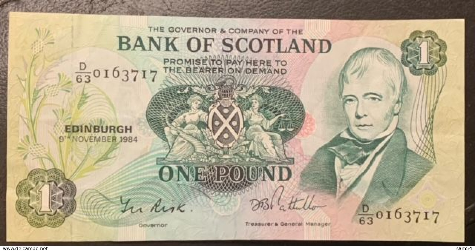 Ecosse Billet ONE Pound Bank Of Scotland - 1 Pond