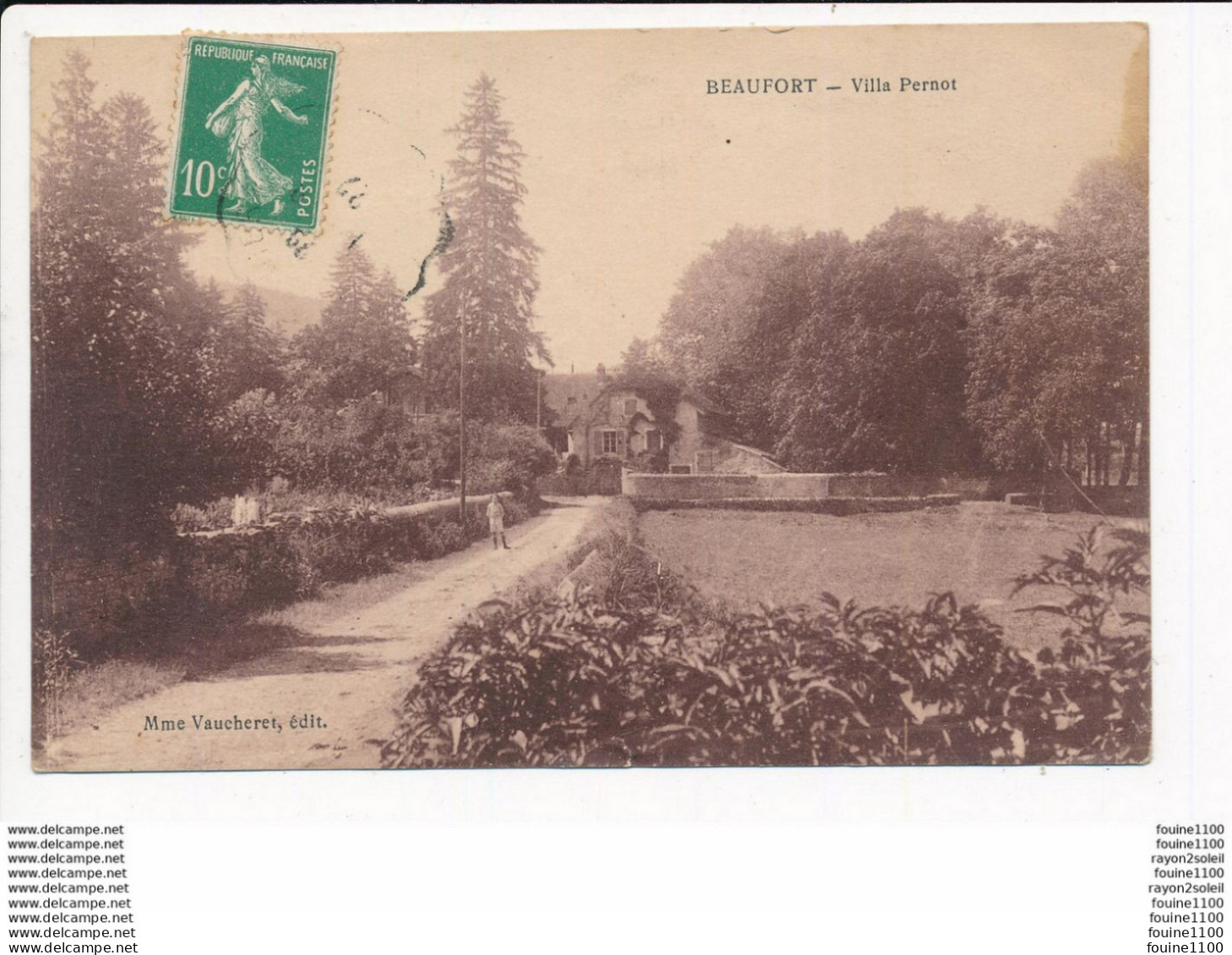 Carte De BEAUFORT Villa Pernot ( Recto Verso ) - Beaufort