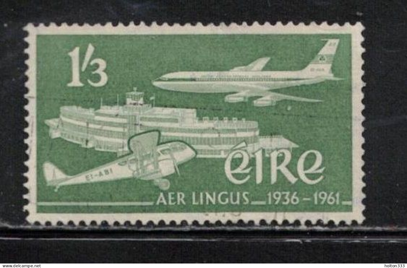 IRELAND Scott # 178 Unused NO GUM - Aer Lingus 25th Anniversary - Used Stamps