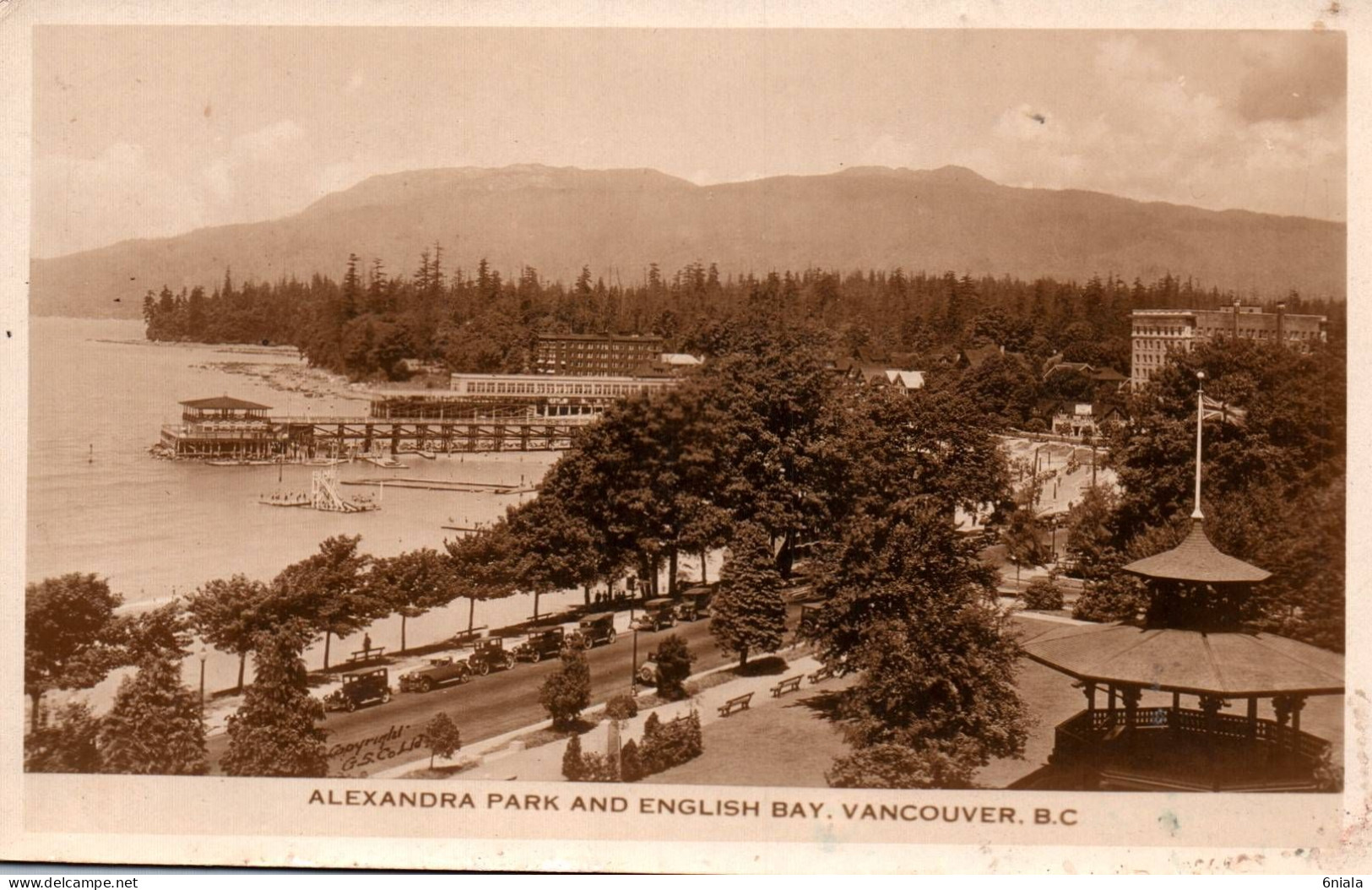 20629 ALEXANDRA PARK AND ENGLISH BAY  VANCOUVER   CANADA    ( 2 Scans) - Vancouver