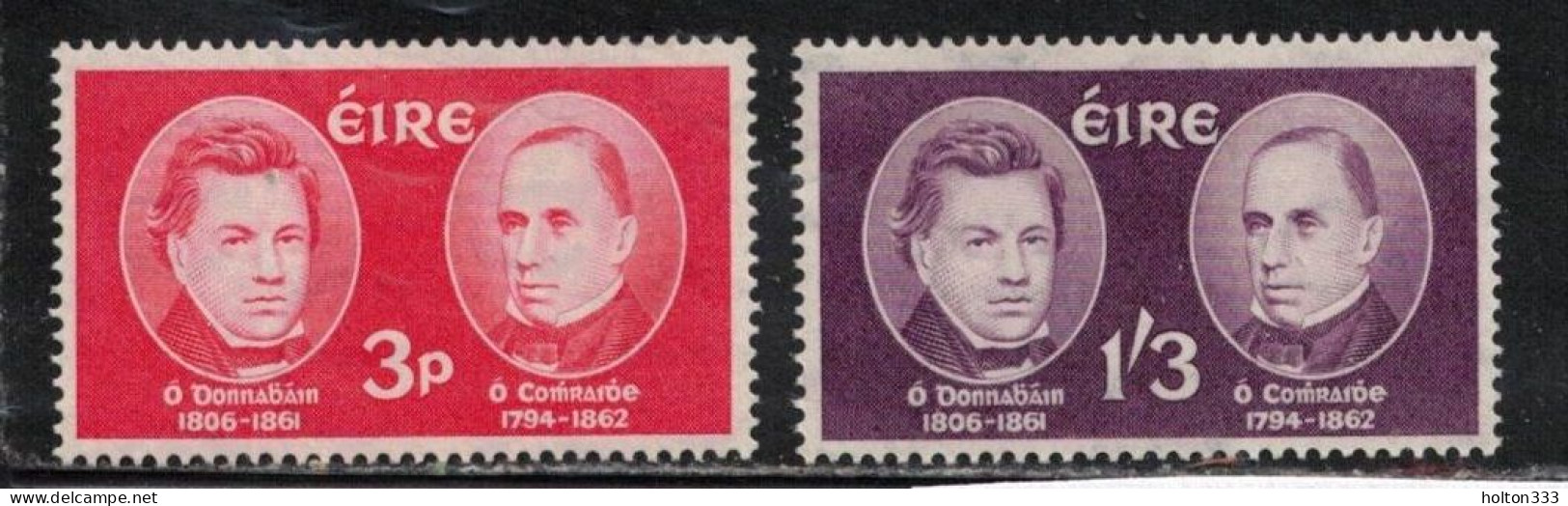 IRELAND Scott # 182-3 MH - John O'Donovan & Eugene O'Curry - Used Stamps