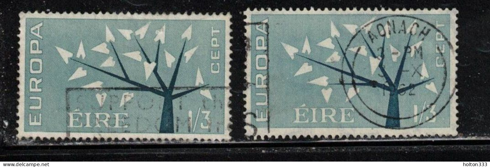 IRELAND Scott # 185 Used X 2 - 1962 Europa Issue - Oblitérés