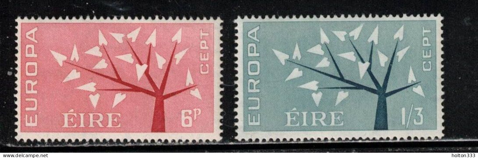 IRELAND Scott # 184-5 MNH - 1962 Europa Issue A - Unused Stamps