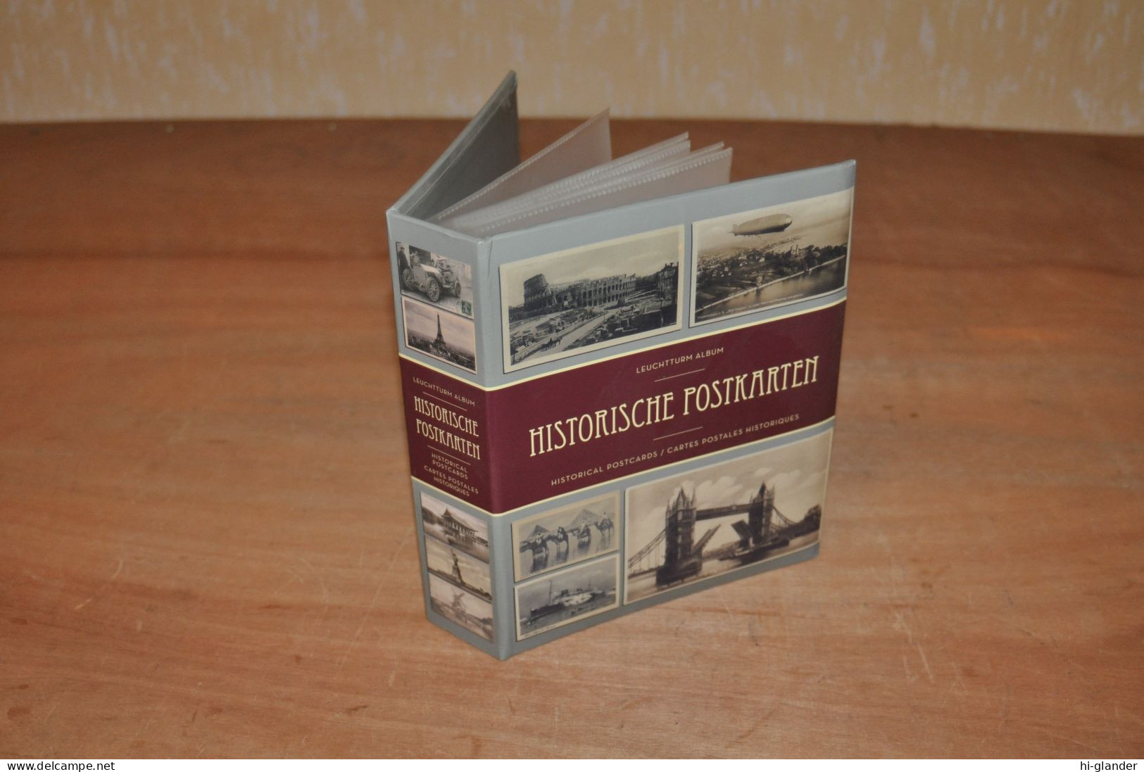 LEUCHTTURM - Album Pour 200 Cartes Postales Anciennes (50 Feuilles Transparentes Reliées)LEUCHTTURM - - Album, Raccoglitori & Fogli