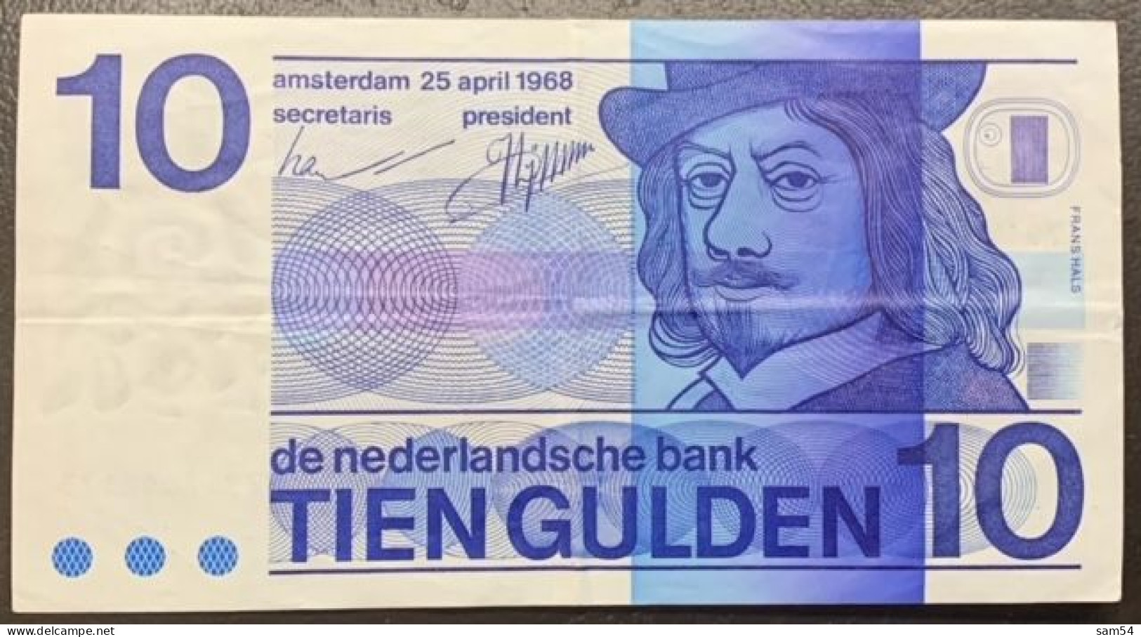 Pays-Bas Billet De 10 Gulden - Altri & Non Classificati