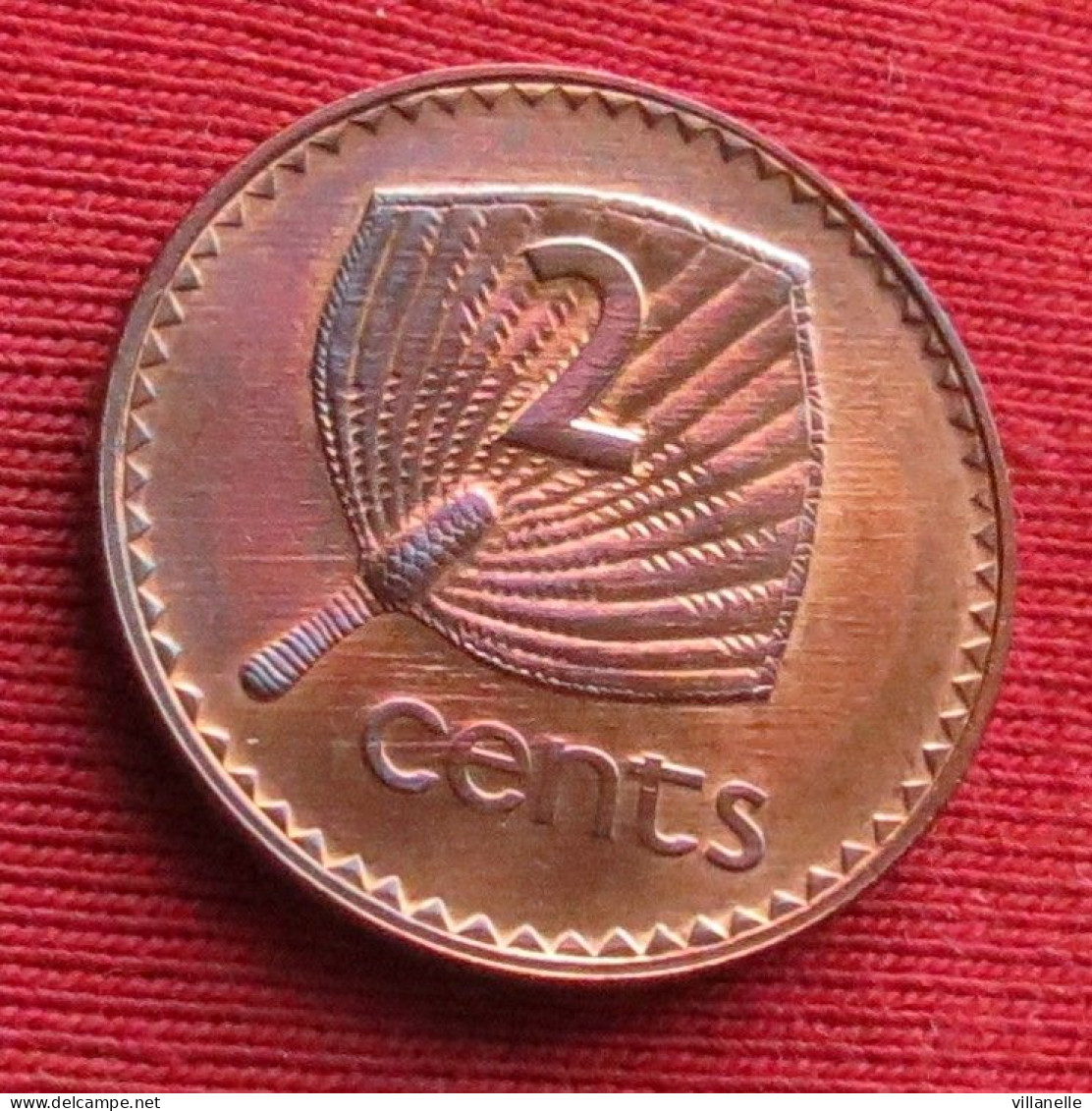 Fiji 2 Cents 1992 KM# 50a  *V2T - Fidschi