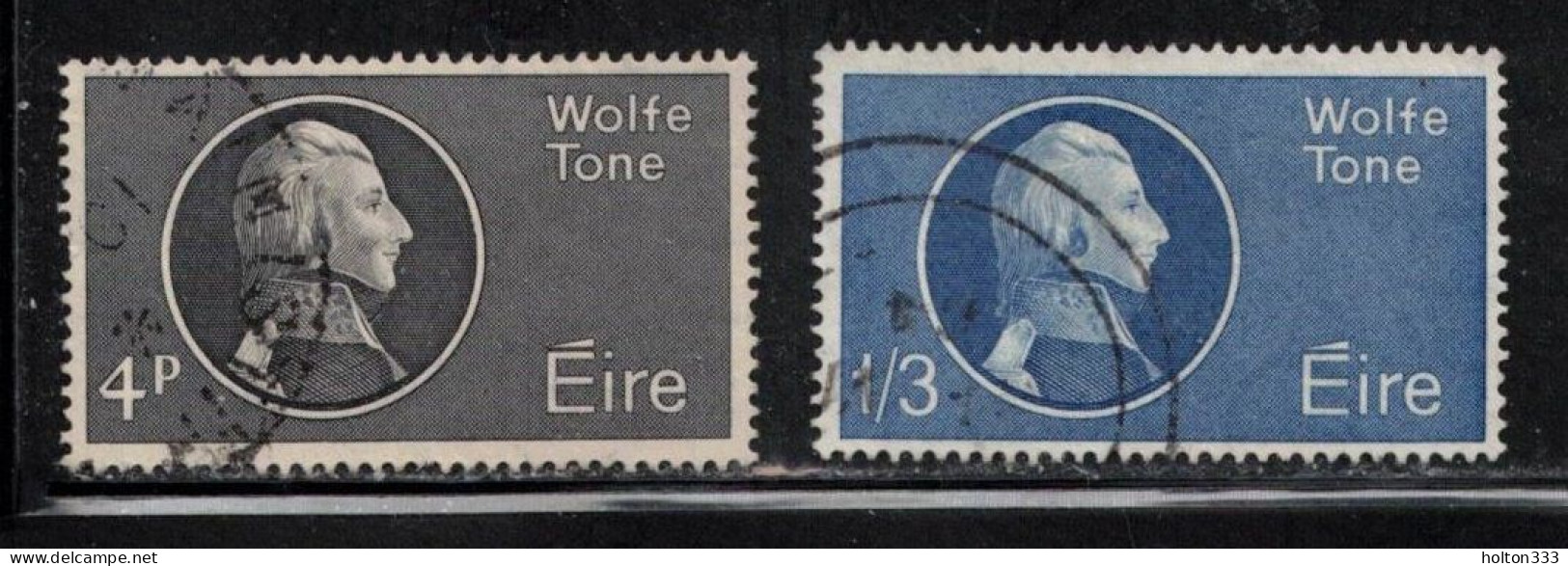IRELAND Scott # 192-3 Used - Theobald Wolfe Tone - Used Stamps