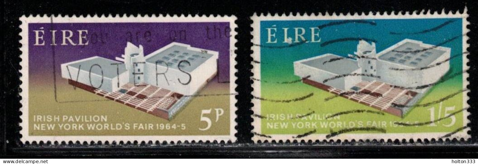 IRELAND Scott # 194-5 Used - Irish Pavillion New York World's Fair B - Used Stamps