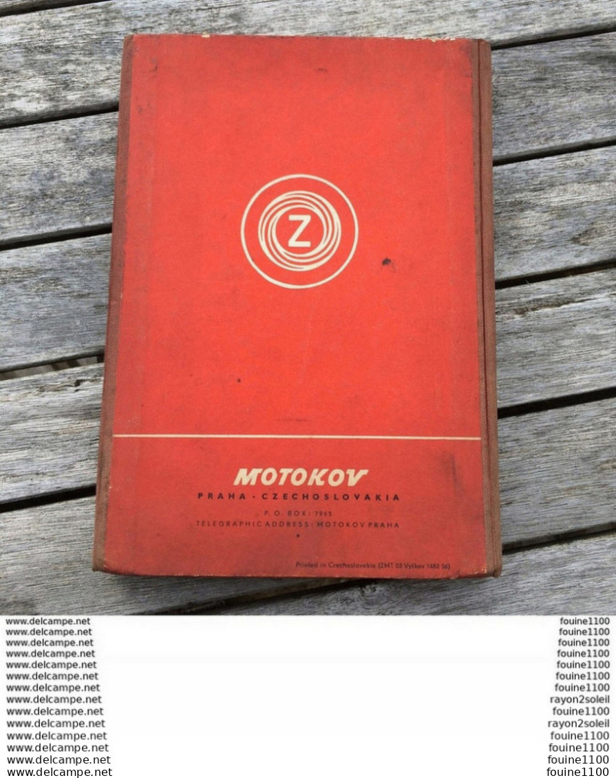 Double Livre Pour Pièces Détachées Du Tracteur Agricole ZETOR SUPER  ( LIST OF SPARE PARTS WHEEL TRACTOR ) Année 1957 - Tractors