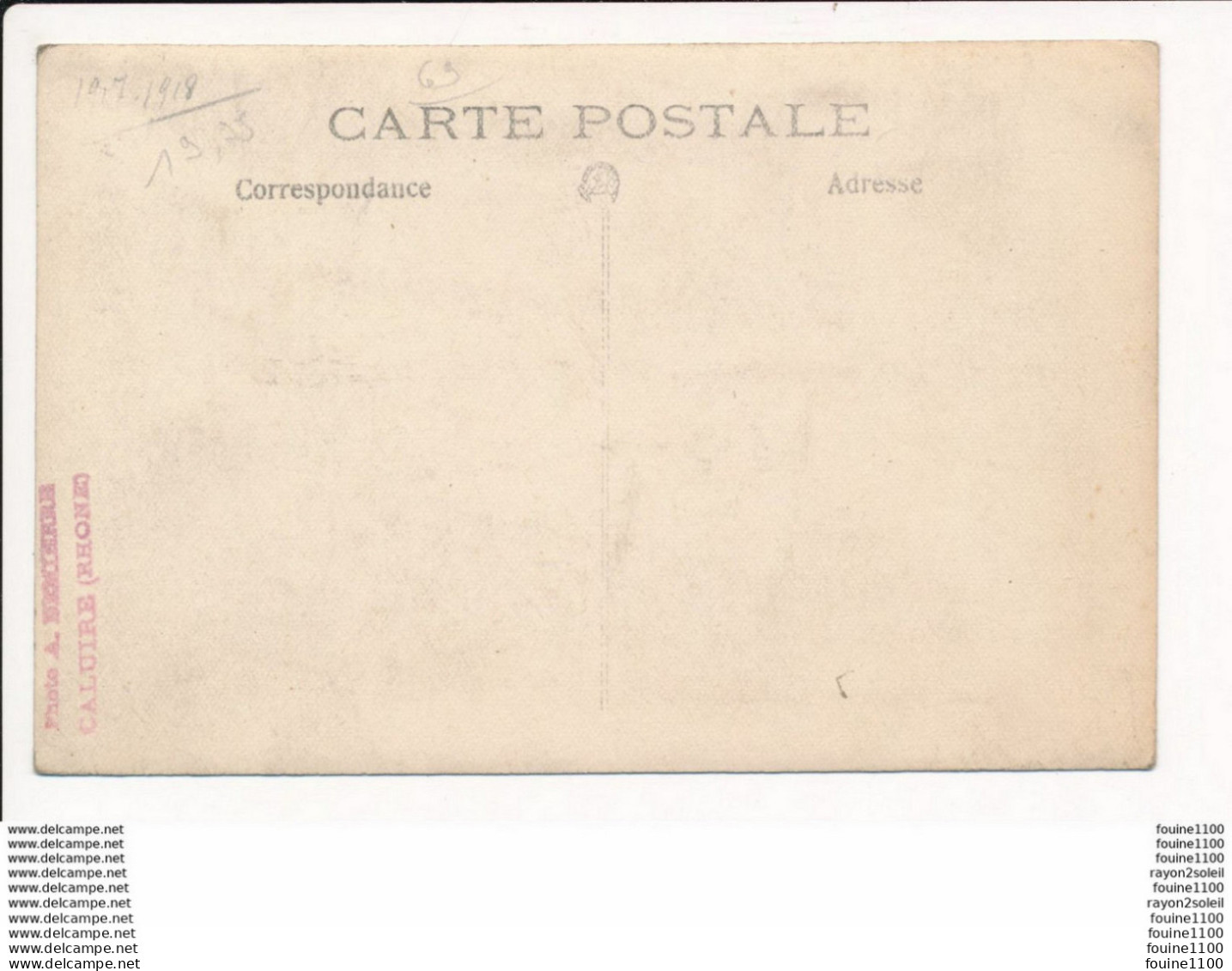 ♥ CARTE PHOTO ♥ De Classe / école ( Photographe DEMIERRE à CALUIRE )  ( Recto Verso ) - Caluire Et Cuire