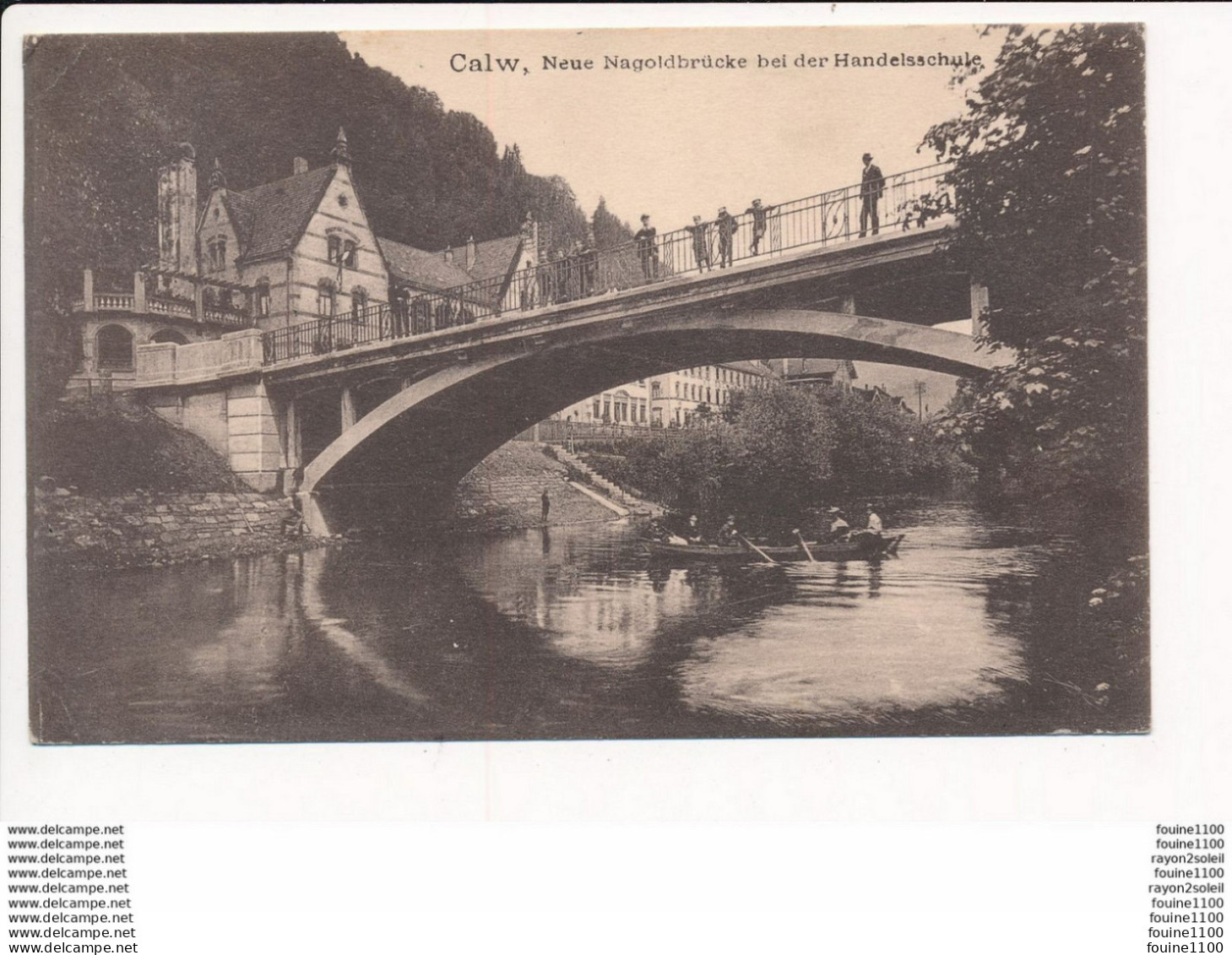 Carte De CALW Neue Nagoldbrücke Bei Der Handelsschule - Nagold