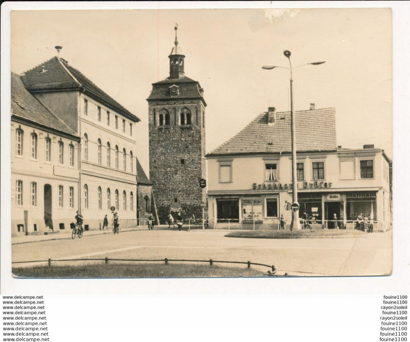 Carte ( 15 X 10,5 Cm ) LUCKENWALDE Blick Zum Marktturm - Luckenwalde