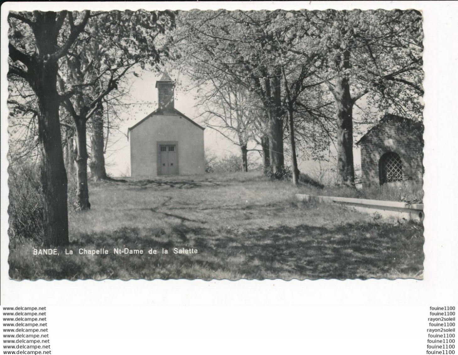 Carte De BANDE  La Chapelle Notre Dame De La Salette ( Format C.P.A. ) - Nassogne