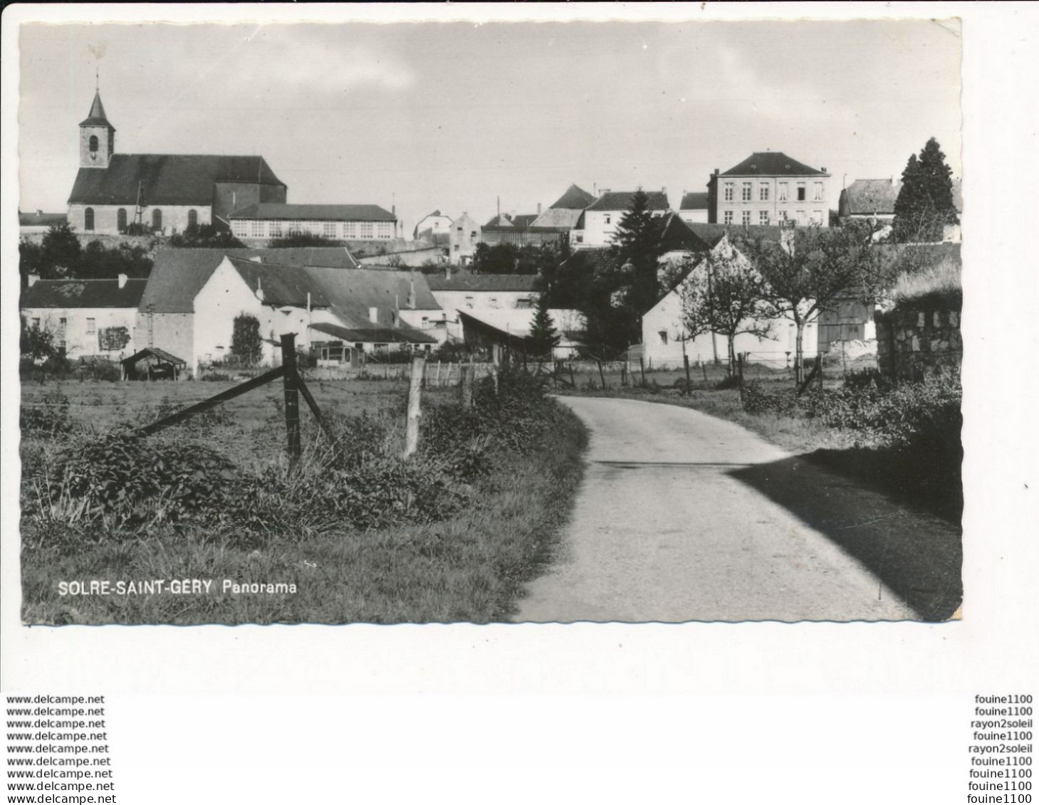 Carte De SOLRE SAINT GERY  ( Format C.P.A. ) - Beaumont