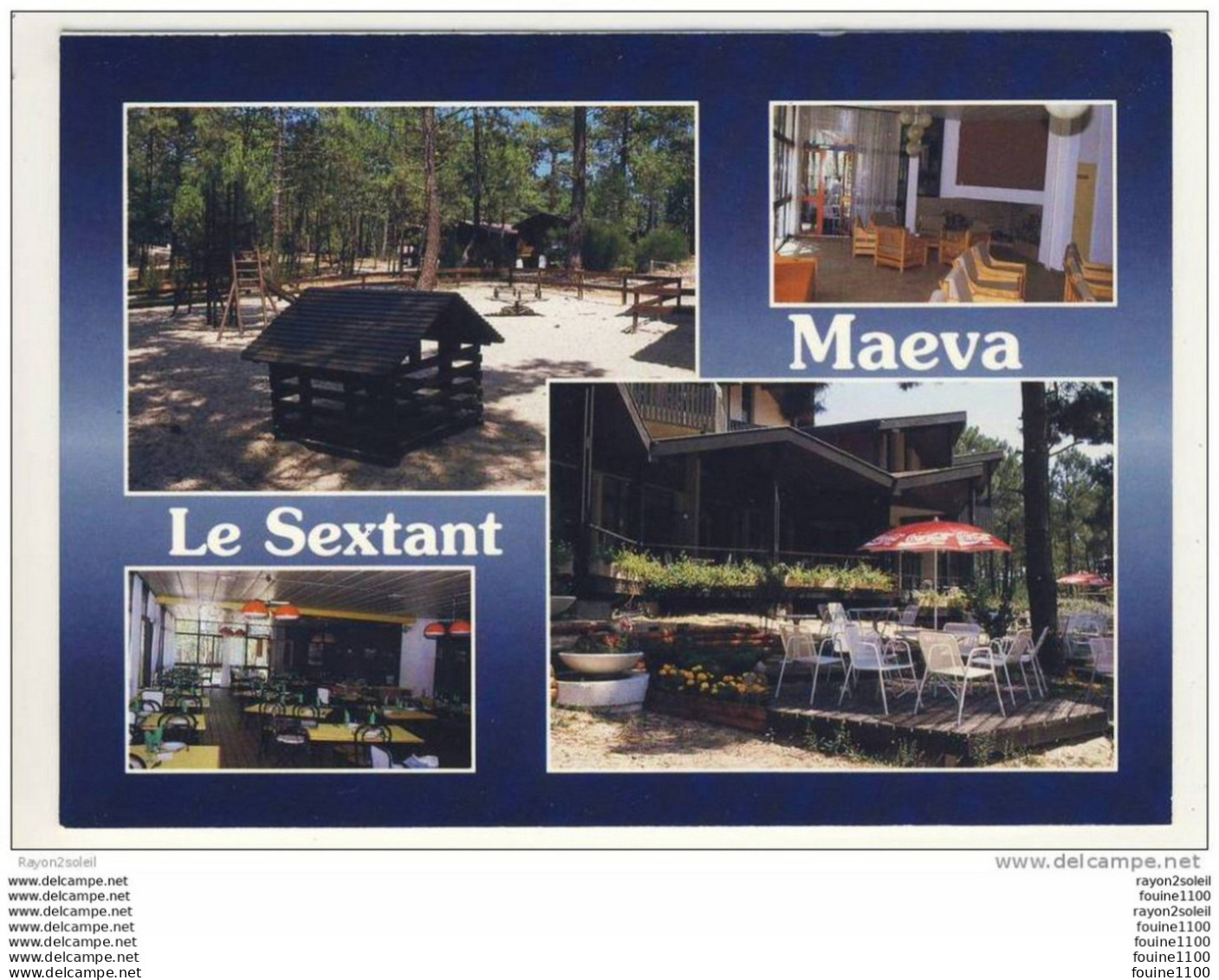 Carte Format 15x10,5cm   CARCANS MAUBUISSON  MAEVA LE SEXTANT    (recto / Verso ) - Carcans