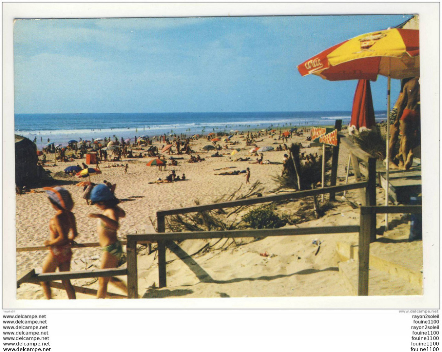 Carte Au Format De 15 X 10,5 Cm Carcans Sa Plage  ( Recto Verso ) - Carcans