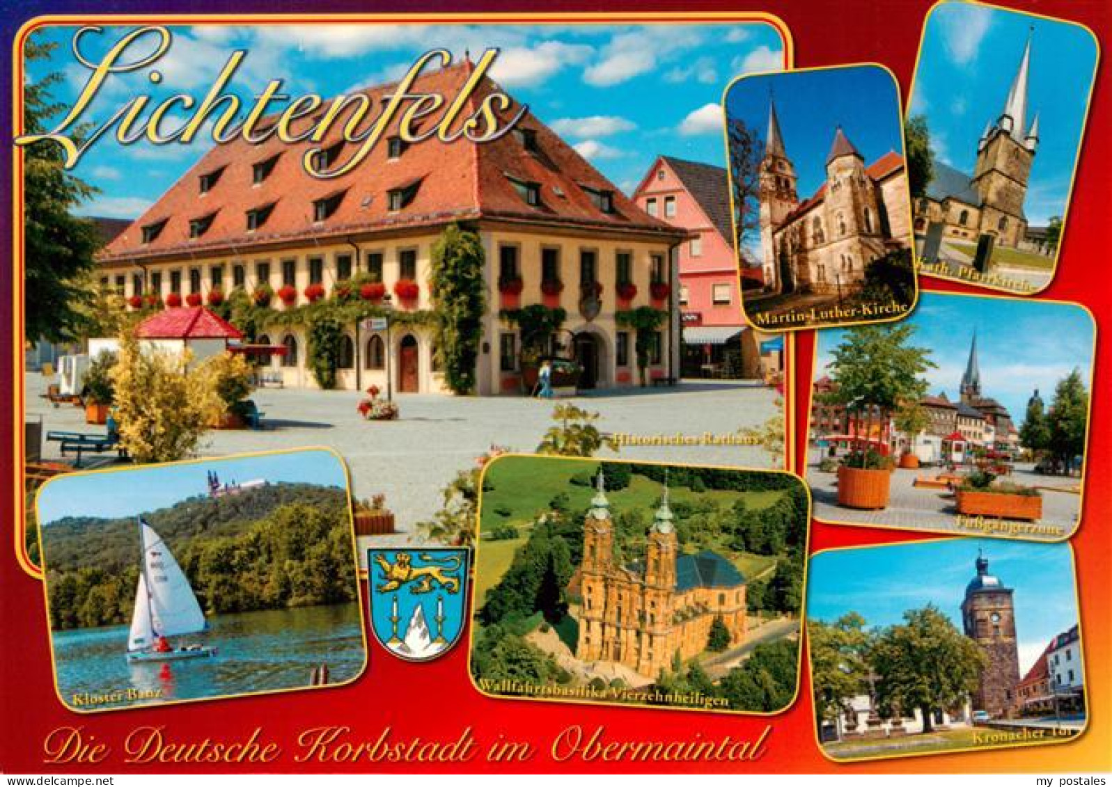 73901188 Lichtenfels Bayern Die Deutsche Korbstadt Historisches Rathaus Kirche F - Lichtenfels