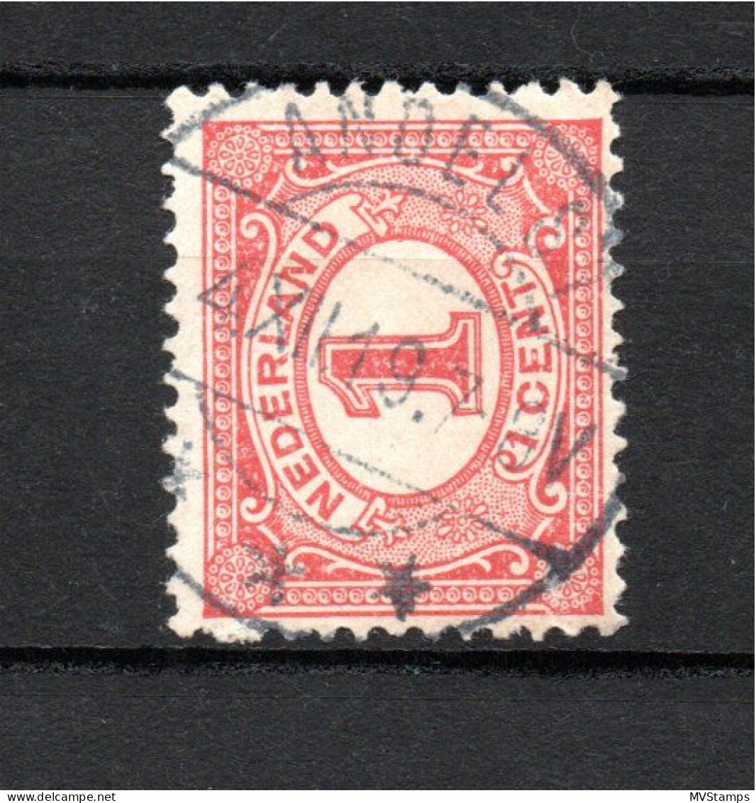 Nederland 1899 Zegel 51 Vurtheim Met Langebalkstempel Andelst - Gebruikt