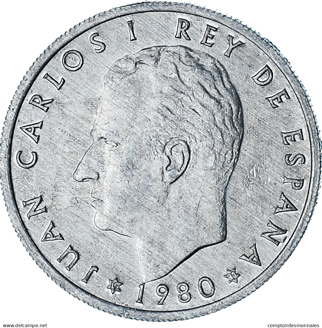 Espagne, Juan Carlos I, 50 Centimos, 1980 (80), Madrid, SPL+, Aluminium, KM:815 - 50 Centiem