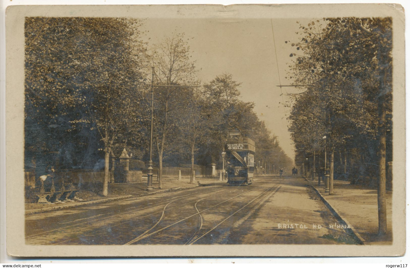 Bristol Road, Birmingham, 1908 Postcard - Birmingham