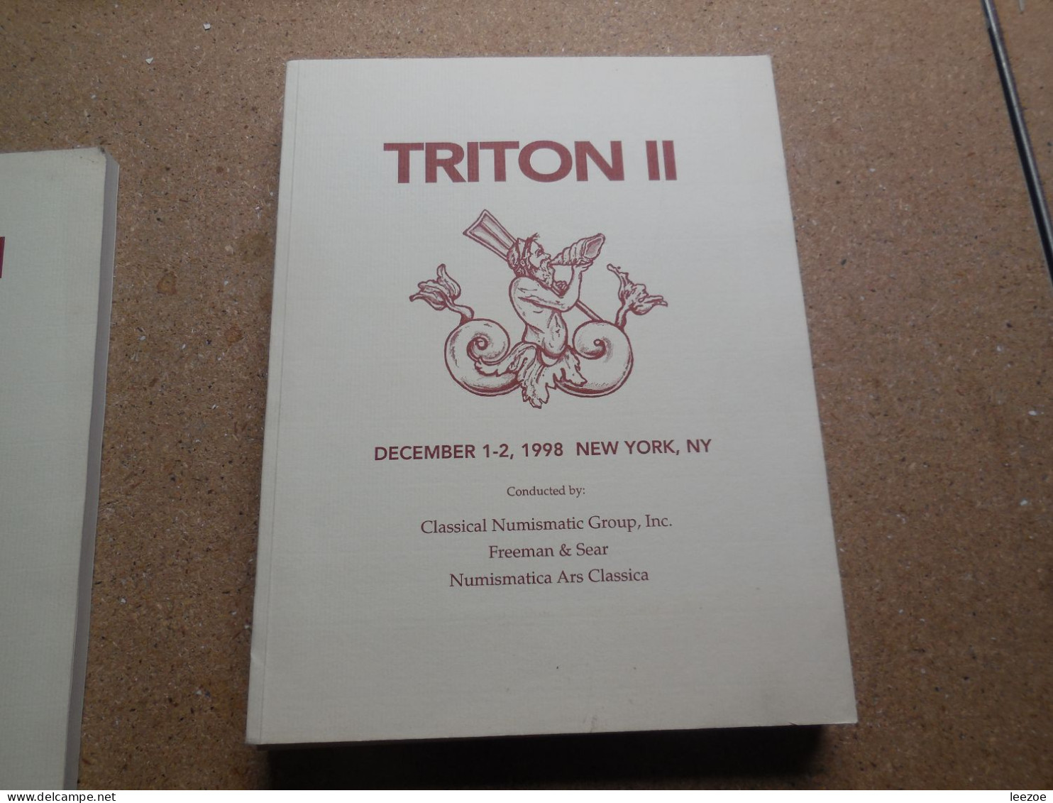 CATALOGUES NUMISMATE TRITON NEW YORK-CLASSICAL NUMISMATIC 1997-1999.. TRES RARE....2C - Literatur & Software