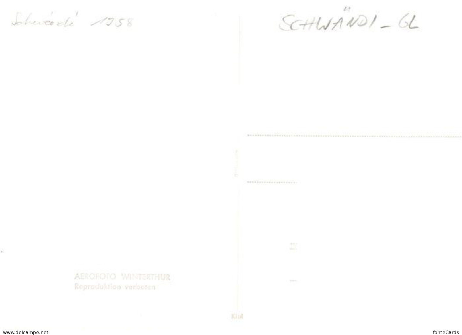 13873210 Schwaendi Schwanden GL Teilansicht  - Autres & Non Classés