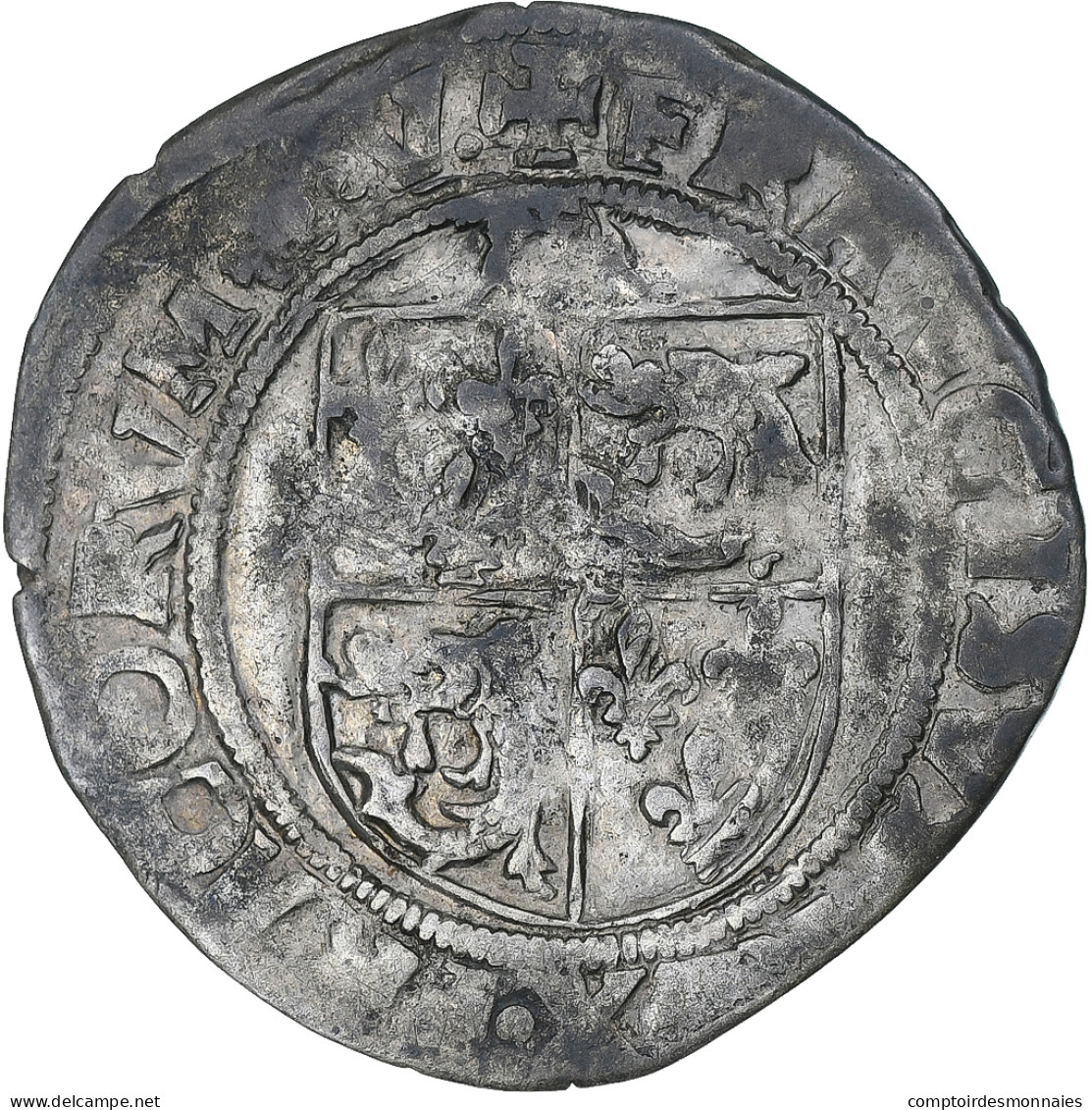 France, François Ier, Blanc Du Dauphiné, 1515-1547, Grenoble, 8th Type, TB+ - 1515-1547 Francisco I