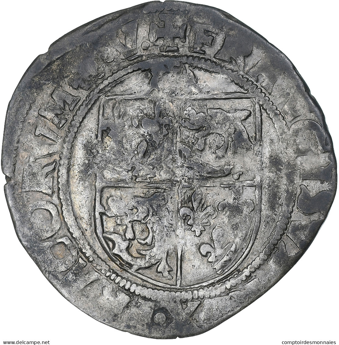 France, François Ier, Blanc Du Dauphiné, 1515-1547, Grenoble, 8th Type, TB+ - 1515-1547 Frans I