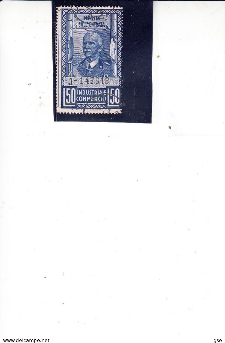 ITALIA 1940-46 -Unificato 29 -  Imposta Sull'entrata - Revenue Stamps