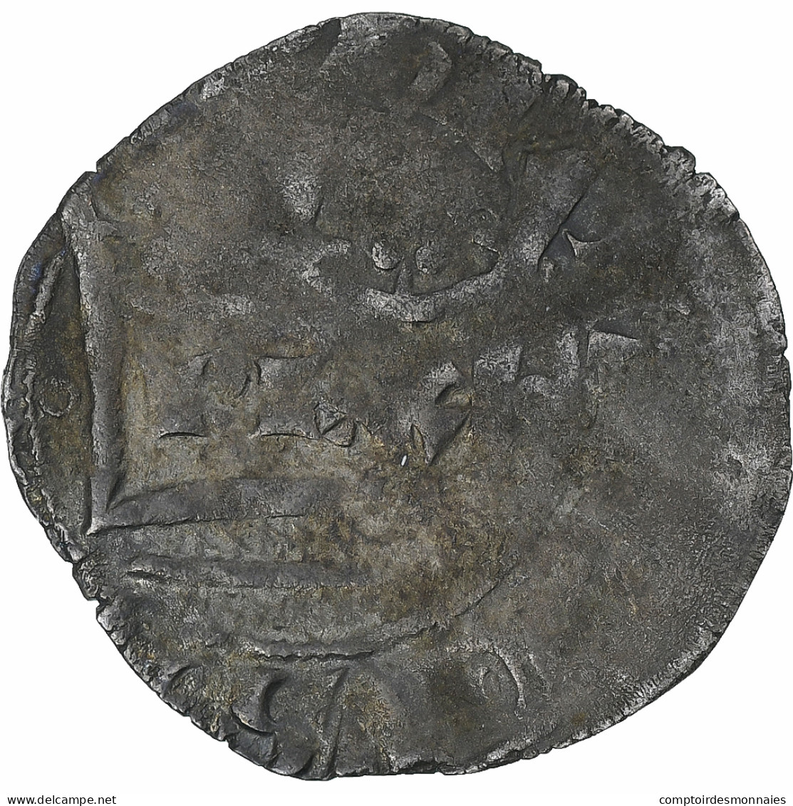 France, Philippe VI, Double Tournois, 1348-1350, 2nd Emission, TB, Billon - 1328-1350 Philip VI The Forunate